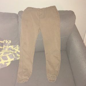 Khaki joggers